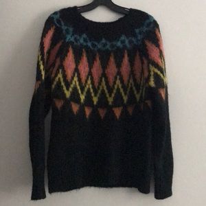 Topshop black sweater size 4